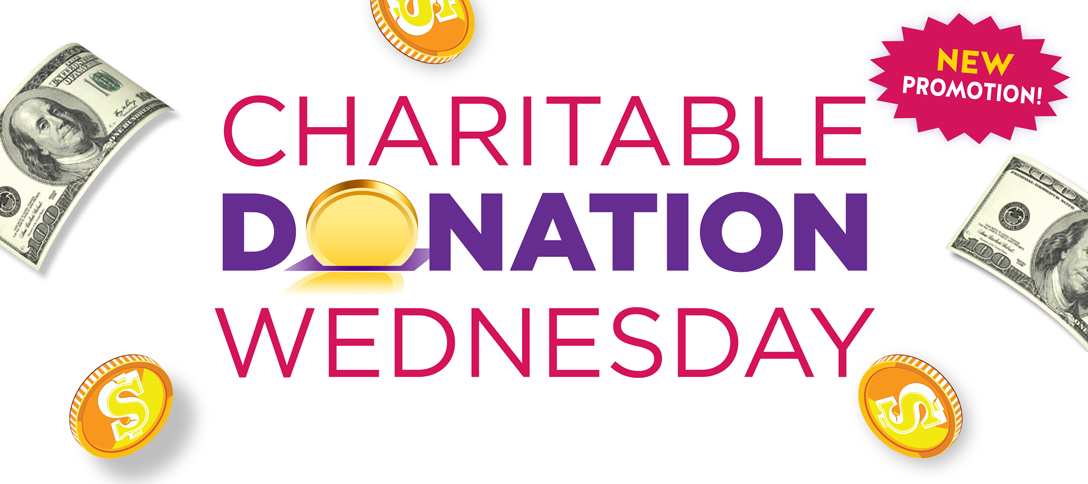Charitable Donation Wednesday