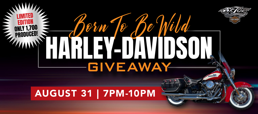 Born To Be Wild Harley-Davidson Giveaway