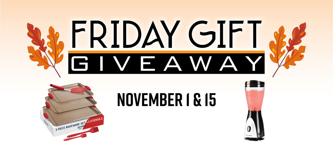 Friday Gift Giveaway - November 2024