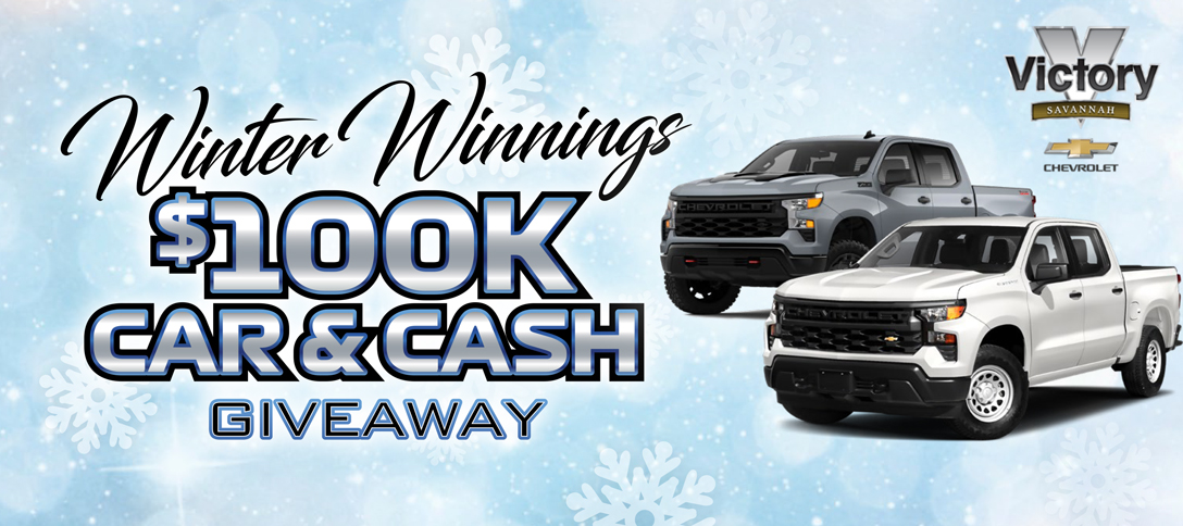 Winter Winnings $100K Car & Cash Giveaway