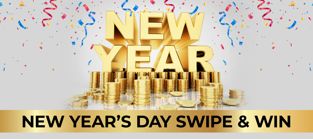 New Year's Day Swipe & Win