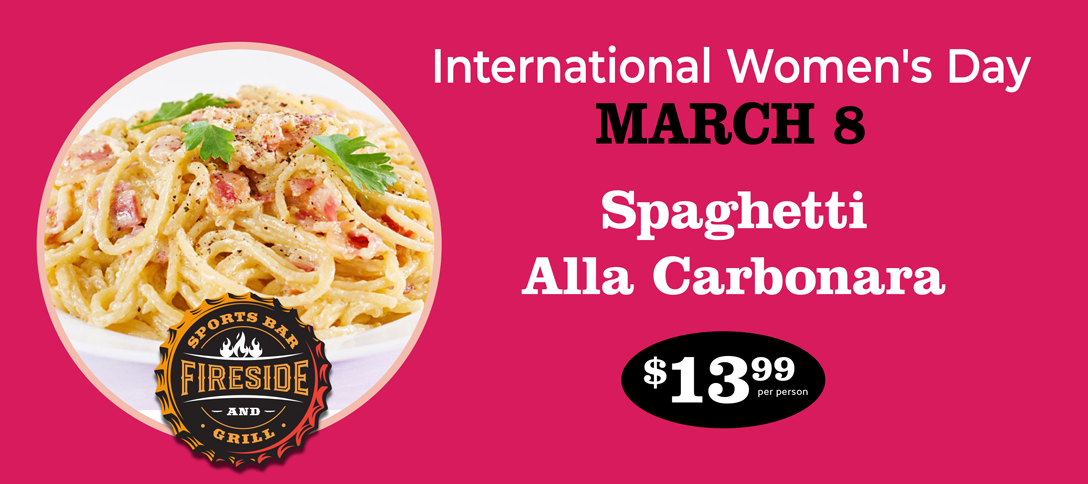 International Women's Day - Pasta Special